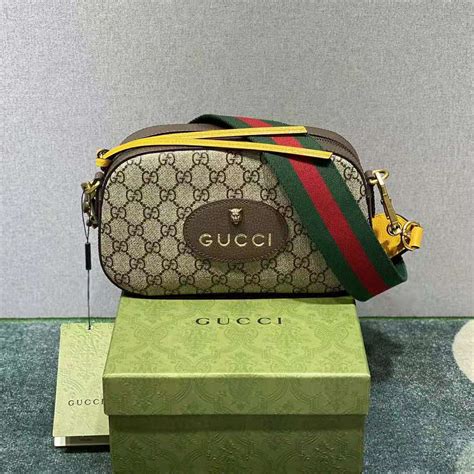 gucci gg supreme bird bag|gucci neo vintage bag.